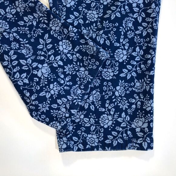 Woman Within 36W Floral Stretch Skinny Jeans Blue 28" Inseam - Picture 4 of 10